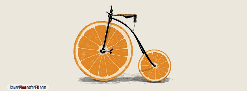 Orange Bicycle Cover Photo